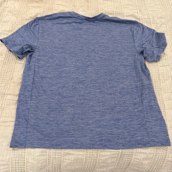 Gap Fit Men’s Heather True Blue Moisture Wicking Active Tee XXL GUC - Picture 2 of 6